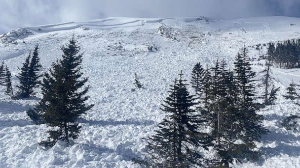 PHOTO: The Colorado Avalanche Information Center posted this photo commenting on dangerous avalanche conditions after two fatal avalanche accidents on Feb. 14, 2021. (Colorado Avalanche Information Center)