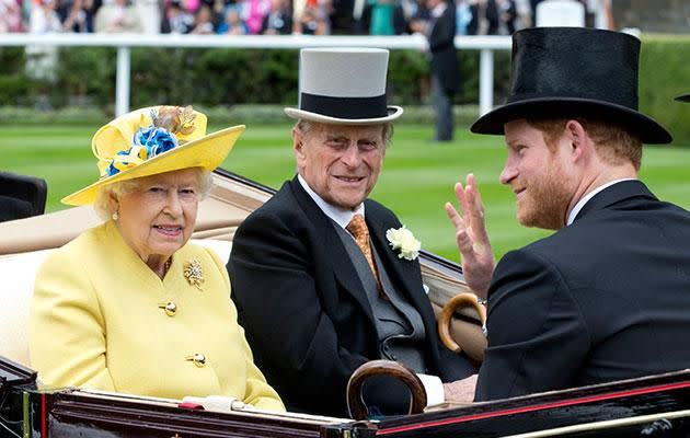 Harry is known for his close relationship to the Queen, who he affectionately calls 'Granny'. Photo: Getty