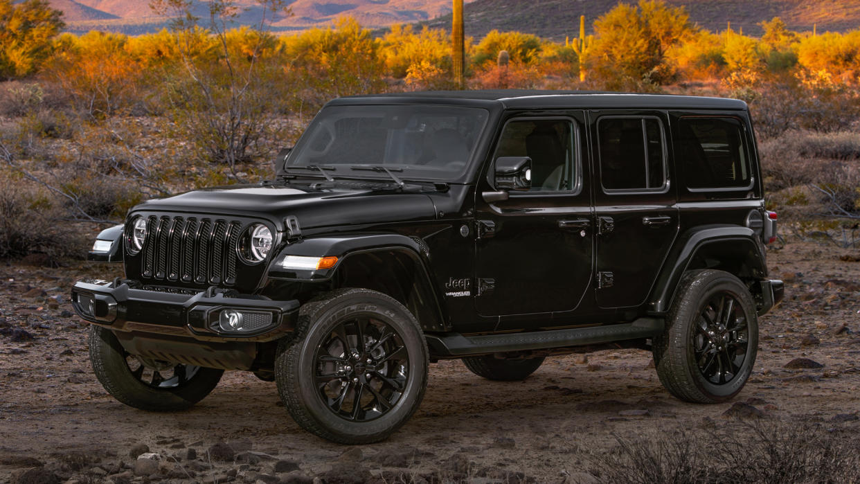 2020 Jeep Wrangler High Altitude in Black.