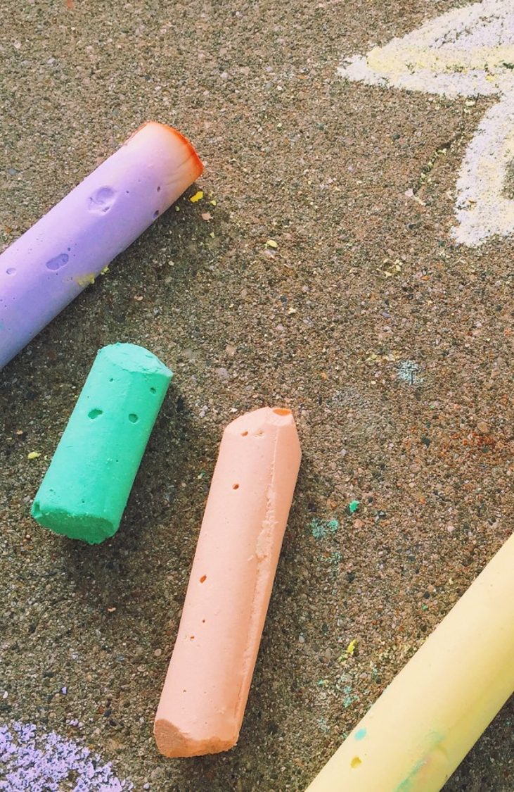 DIY Sidewalk Chalk