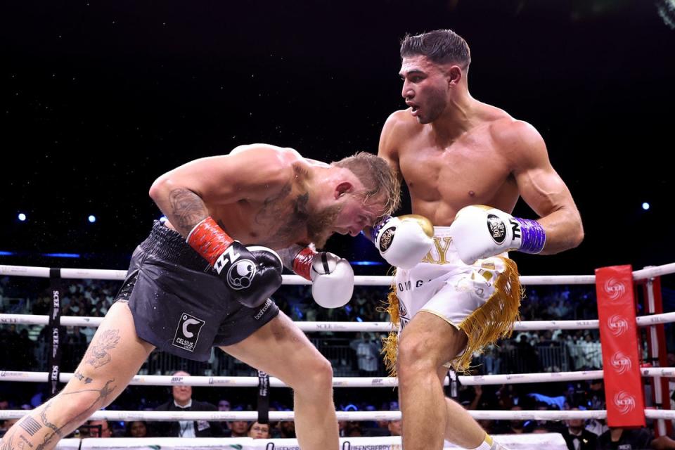 Tommy Fury will be confident of getting the best of Jake Paul again in a rematch (Getty Images)