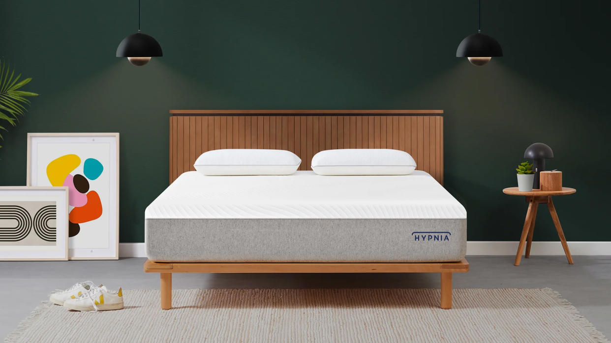  The Hypnia Supreme Memory Mattress in a bedroom. 