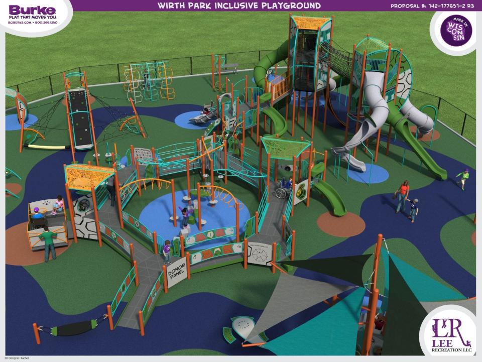 The City of Brookfield's Playground Committee plans to renovate Wirth Park, 2585 Pilgrim Road, to be an inclusive and accessible park for kids of all abilities.