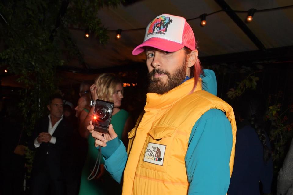 Jared Leto attends as Andre Balazs and Jay Jopling co-host the annual White Cube x Chiltern Firehouse Frieze London opening party (Dave Benett)