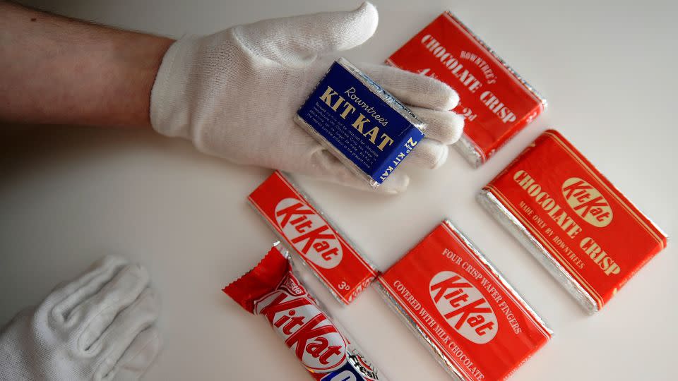 Rowntree's Kit Kat bars. - Nigel Roddis/Reuters