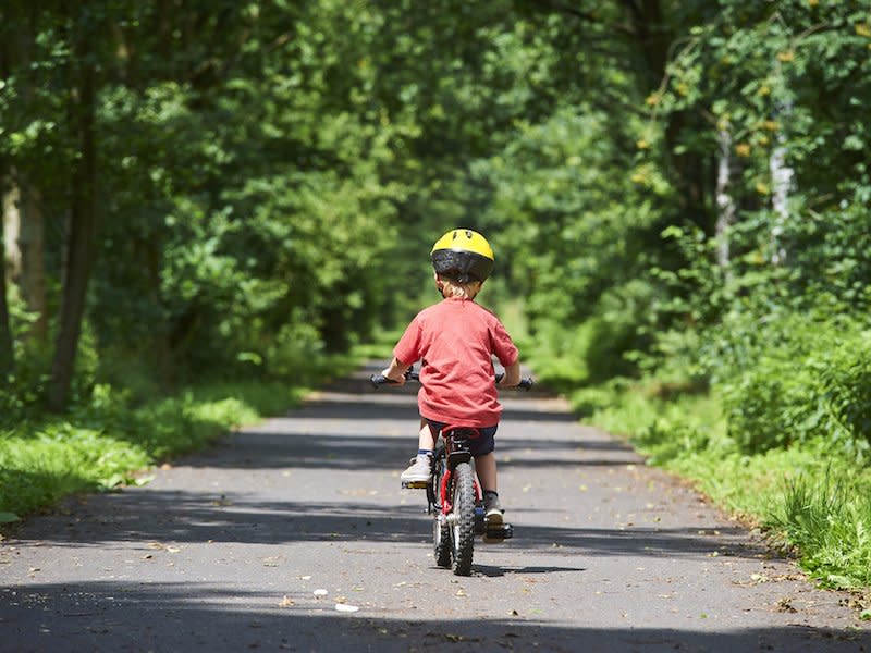 Boy on bike