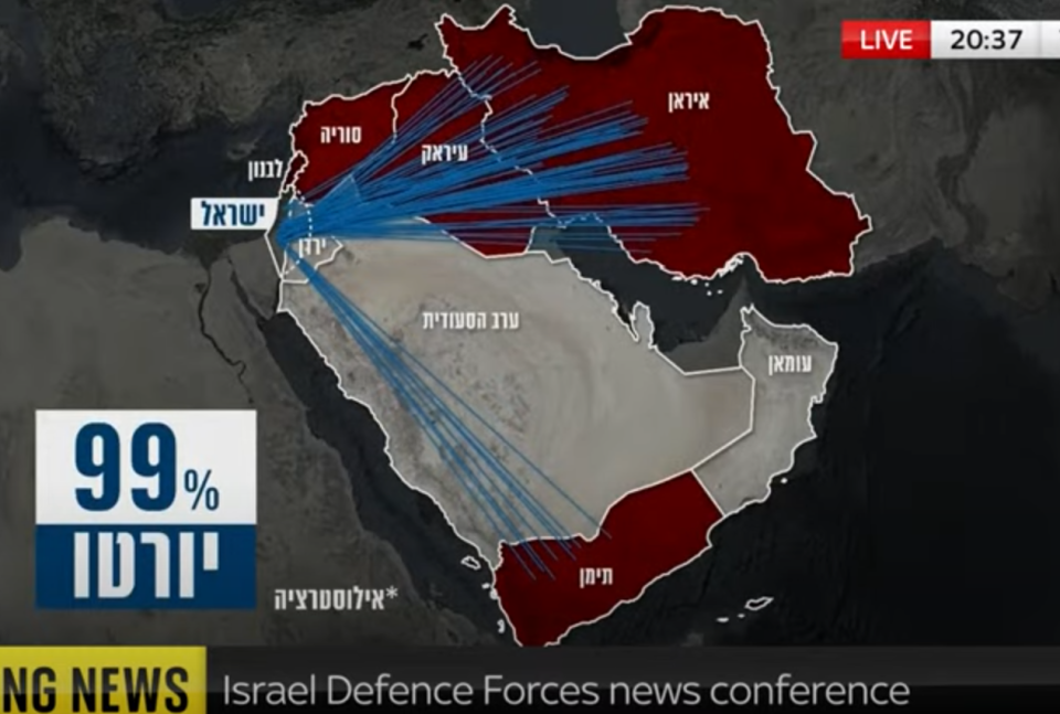  (IDF/Sky News screengrab)