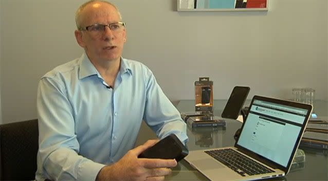The app developer Steve Metlitzky believes it can save lives. Photo: 7 News