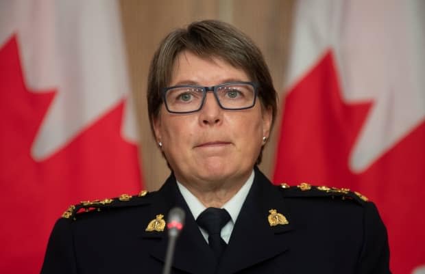 RCMP Commissioner Brenda Lucki says the force will investigate all cases of illegal foreign coercion.  (Adrian Wyld/The Canadian Press - image credit)