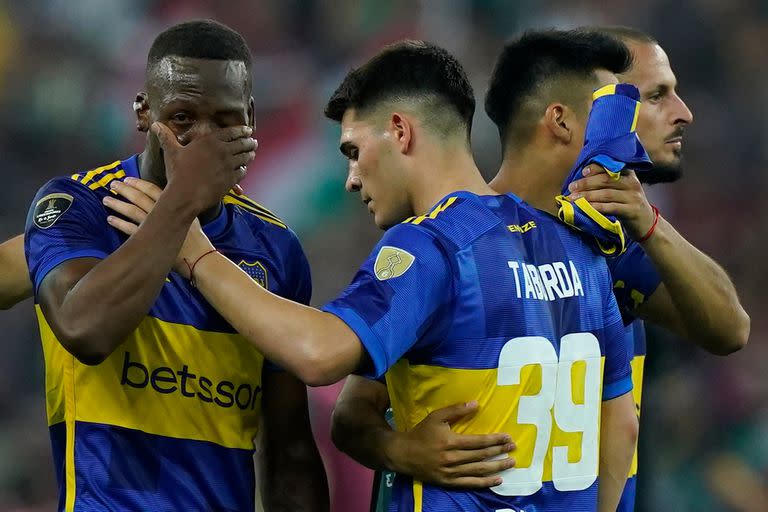 La desazón de los jugadores de Boca, tras perder la final de la Copa Libertadores 2023