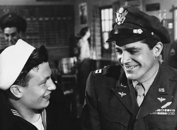 Dana Andrews and Harold Russell in The Best Years of Our Lives. 