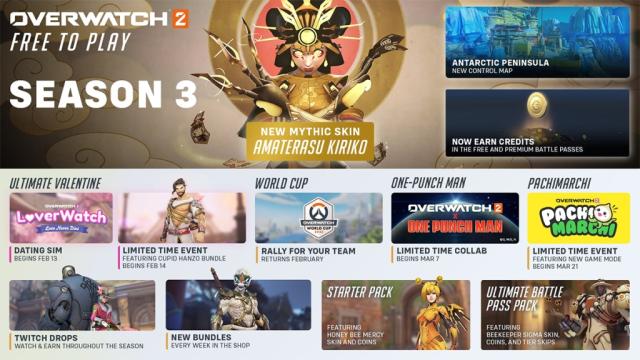 Overwatch 2 - Season 3 Lands February 7 with a New Control Map