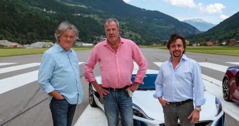 the grand tour james may, jeremy clarkson and richard hammon