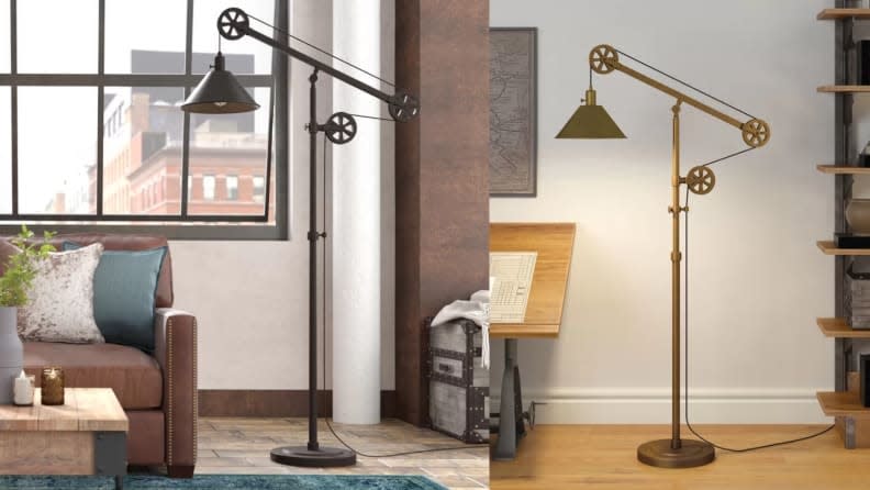 This floor lamp is as gorgeous as it is practical.