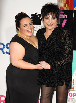 Nicole Blonsky and Liza Minnelli at the New York premiere of New Line Cinemas' Hairspray