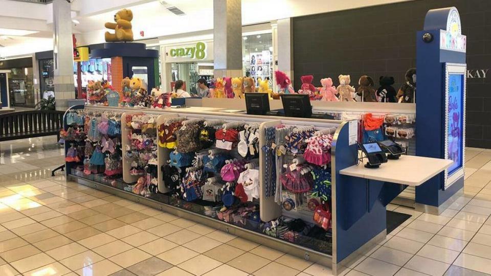 The Build-a-Bear station at St. Clair Square mall