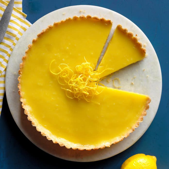 Lemon Tart with Almond Crust