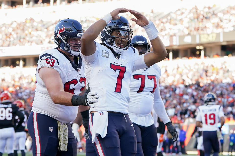 C.J. Stroud had another huge game for the Houston Texans on Sunday. (Photo by Dylan Buell/Getty Images)