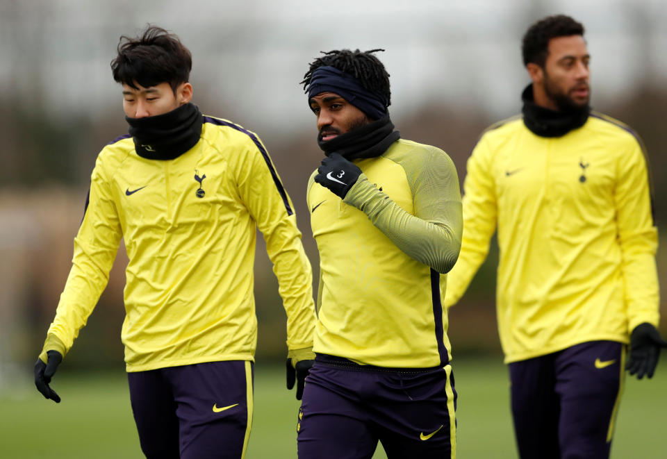 Target: Danny Rose during training Action Images via Reuters/Andrew Boyers