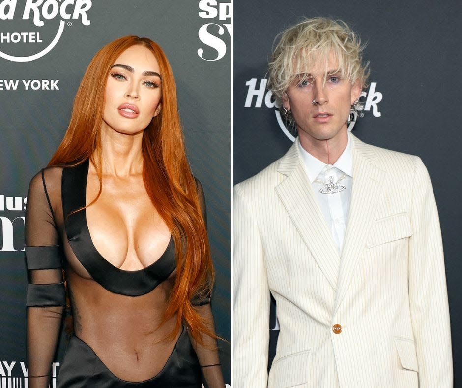 Megan Fox and Machine Gun Kelly at the Sports Illustrated Swim launch party on May 18.