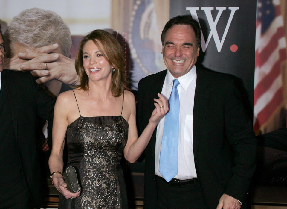 W NY Premiere 2008 Diane Lane Oliver Stone