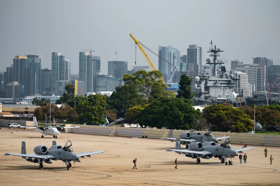 Air Force A-10 Naval Air Station North Island in California