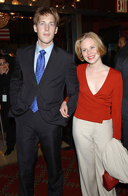 James Bulliard with Kristin Booth at the New York premiere of On The Line