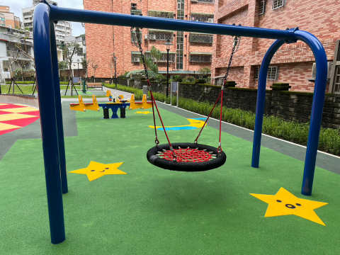 新店永平公園開放啟用　童話主題滿足小朋友期待