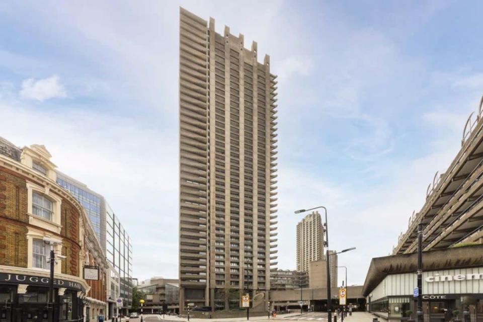 Cromwell Tower, Barbican (Rightmove)