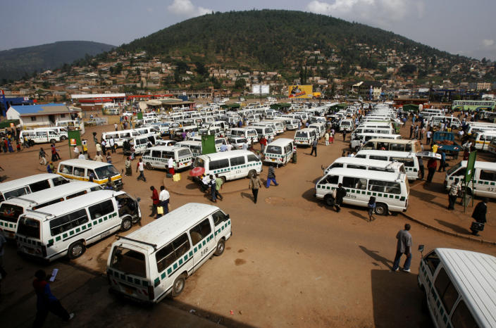 Kigali minibuses