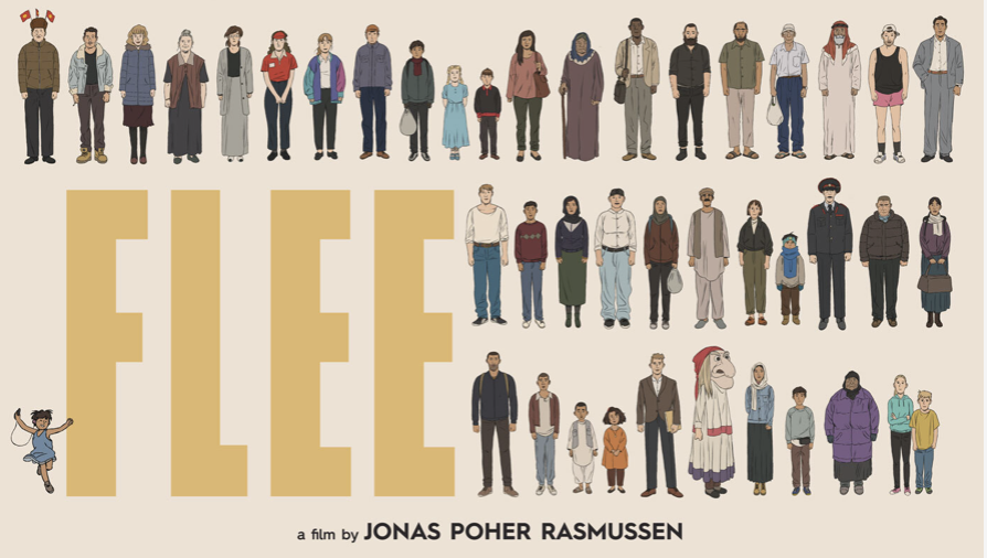 'Flee' poster detail