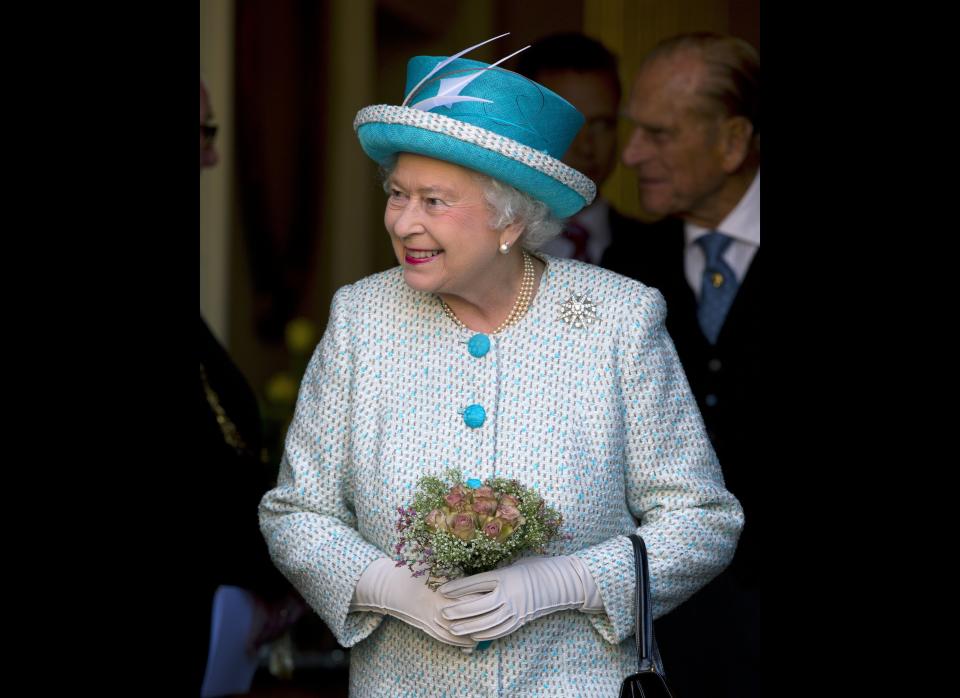 Queen Elizabeth is <a href="http://www.huffingtonpost.com/2012/02/02/queen-elizabeth-diamond-jubilee_n_1250345.html" target="_hplink">celebrating her Diamond Jubilee.   </a>  (Getty photo)