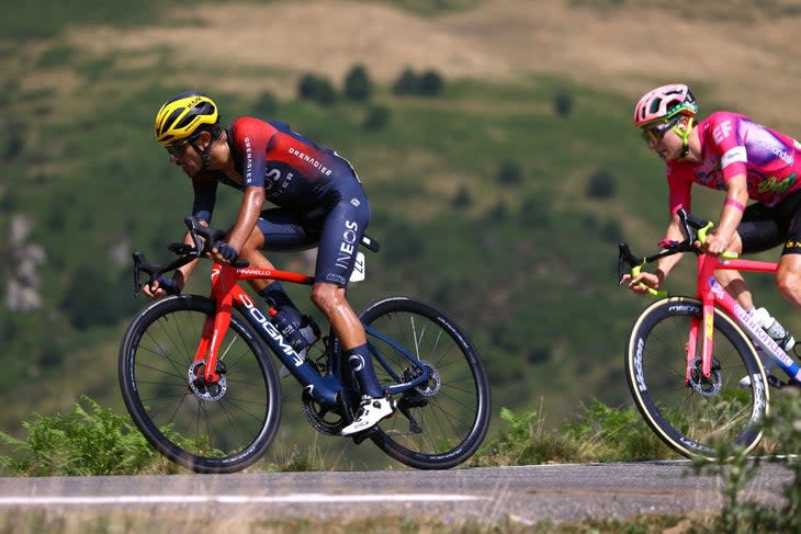 <span class="article__caption">A healthy Martinez rode into the winning breakaway Tuesday.</span> (Photo: Michael Steele/Getty Images)