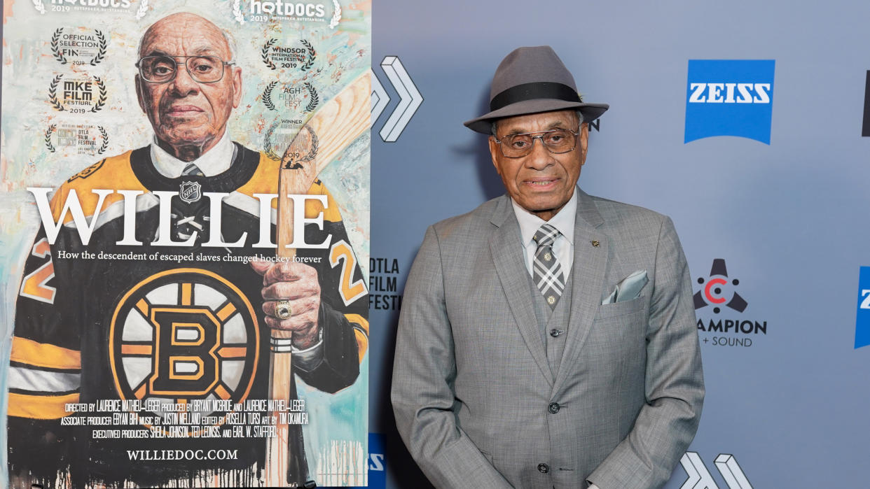 'Willie' documents the life of Willie O'Ree, the NHL's first black player. (Presley Ann/Getty Images)