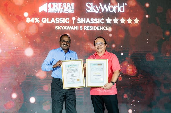 SkyWorld’s SkyAwani 5 Residence Achieves The Pinnacle of Quality & Safety