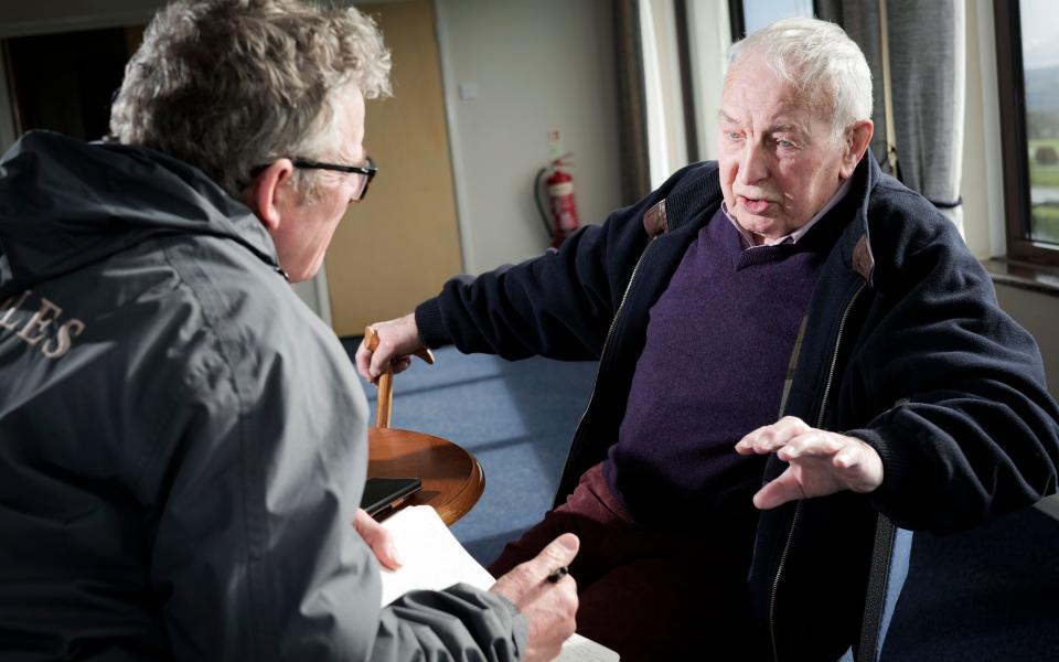 For an interview by Marcus Armytage with Stan Hayhurst, former jockey, aged 90, who won the 1958 Gold Cup. Former Close House Stables, Northumberland, where Stan began his racing career