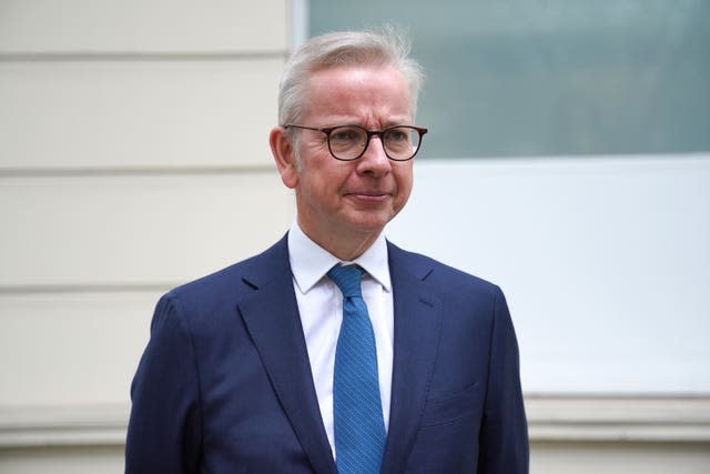 Secretary of State for Levelling Up, Housing and Communities Michael Gove