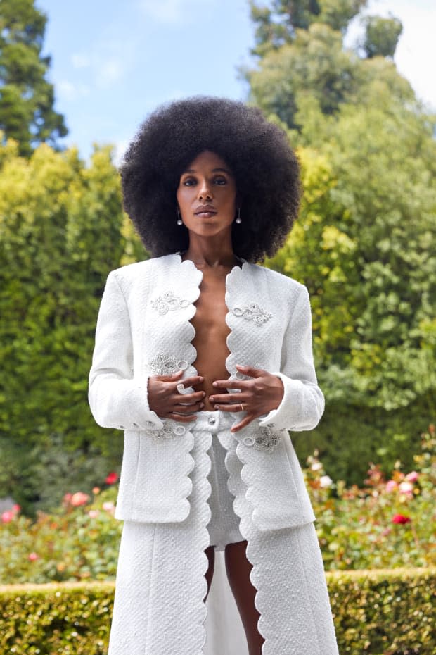 <em>Kerry Washington in Chanel in the September issue of "Town & Country."</em>