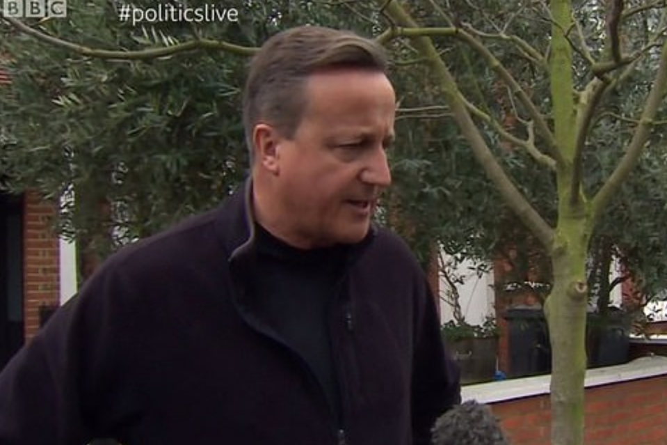 Mr Cameron was accosted after he went for a jog (BBC News)