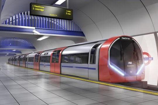 New fleet: The Piccadilly line trains will be rolled out from 2023: TfL