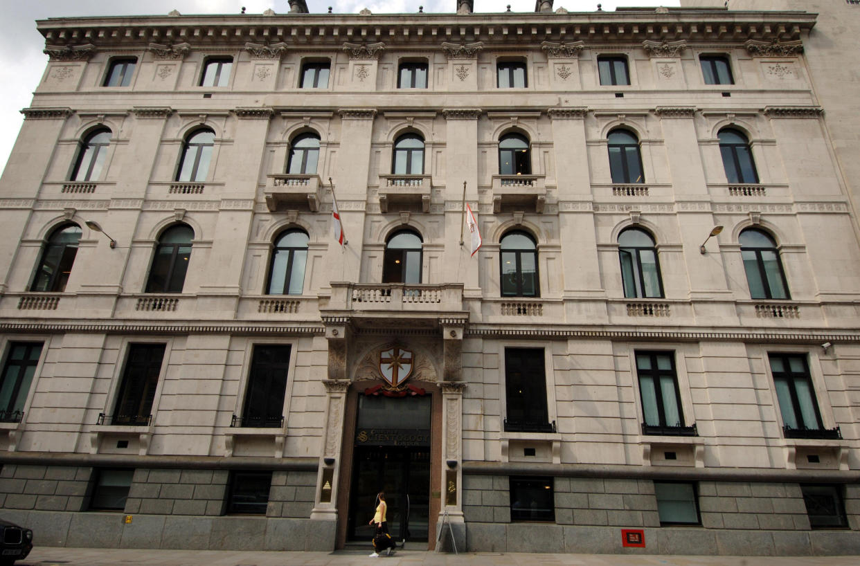 The London headquarters of the Church of Scientology, Queen Victoria Street EC4.   (Photo by Fiona Hanson - PA Images/PA Images via Getty Images)