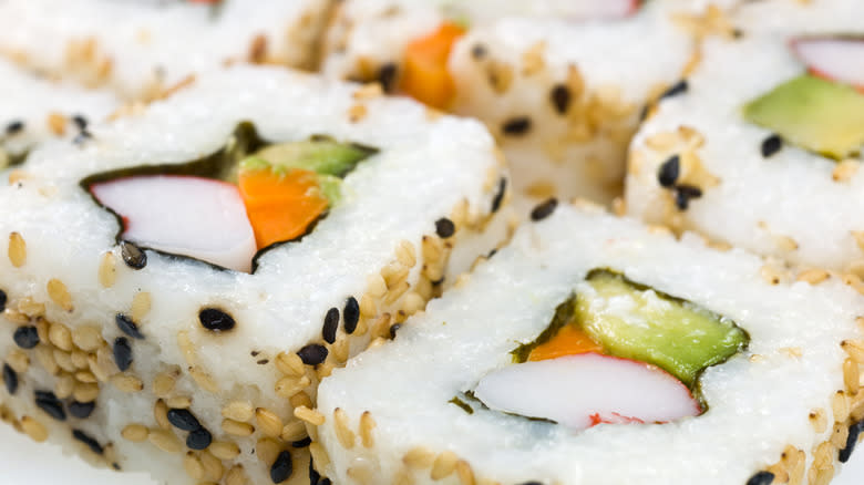 California roll closeup