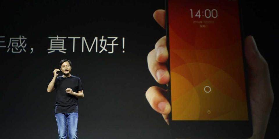 XIAOMI MI4 smartphone launch lei jun CEO