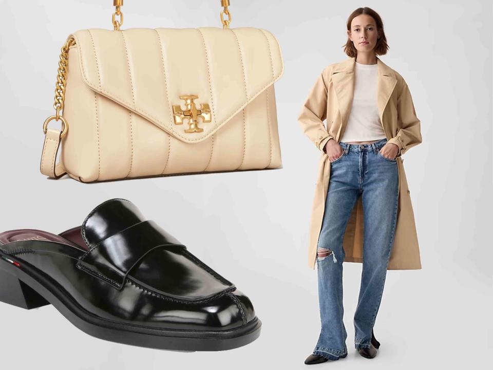 <p>Gap/ Franco Sarto/ Tory Burch</p>