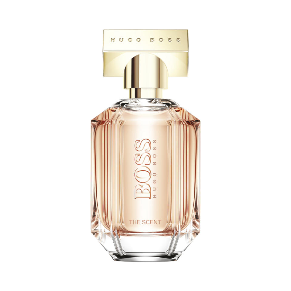 <p>Everyone has probably owned a Hugo Boss scent at one time or another - the brand does fragrance well. So, it’s not surprising that this perfume is pretty darn perfect. With top notes of honeyed peach and freesia and base notes of cocoa, it’s seductive and makes for one killer evening fragrance. </p><p><a rel="nofollow noopener" href="http://www.boots.com/en/Hugo-Boss-BOSS-The-Scent-for-her-Eau-de-Parfum-30ml_1857937/" target="_blank" data-ylk="slk:Buy here.;elm:context_link;itc:0;sec:content-canvas" class="link ">Buy here. </a></p>