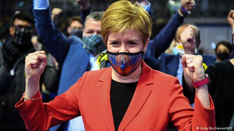 La primera ministra escocesa y jefa del partido independentista SNP, Nicola Sturgeon