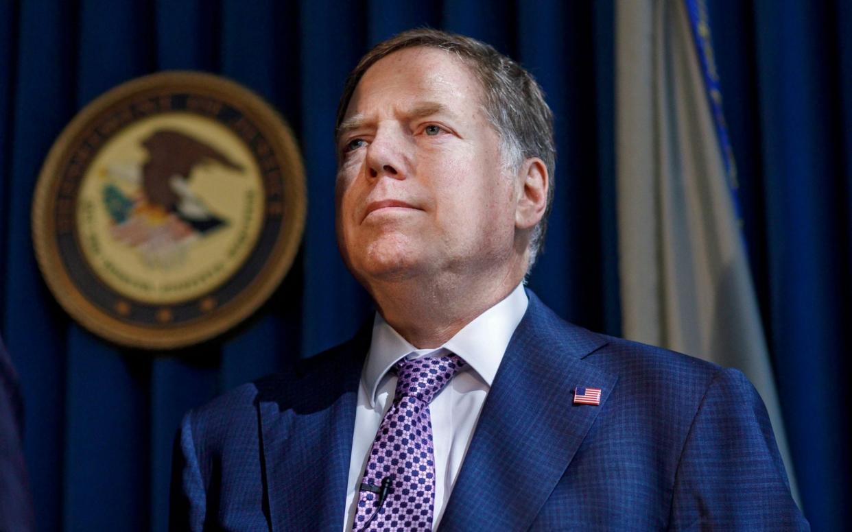 Geoffrey Berman was unexpectedly dismissed as United States attorney for the Southern District of New York last month - JUSTIN LANE/EPA-EFE/Shutterstock