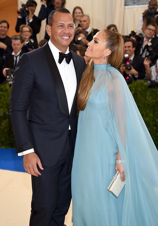 Jen only had eyes for A-Rod at the Met Gala in May. Source: Getty