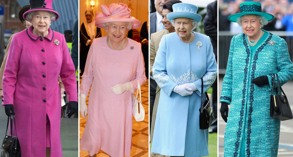 Her Majesty is always seen wearing gloves when out at public engagements. Photo: Getty