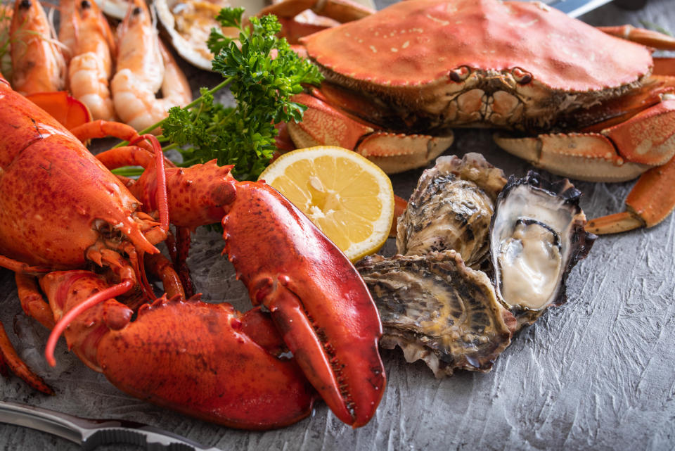 assorted seafood image